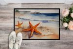 Starfish Doormat Front Door Mat Indoor Outdoor Rugs for Entryway, Non Slip Washable Low Pile, 24H X 36W